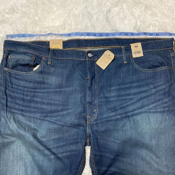 Levis 502 Regular Taper Straight Jeans Mens 52x32 (52x30) Stretch New with Tag - Picture 3 of 10